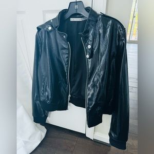 Alice & Olivia Leather Jacket